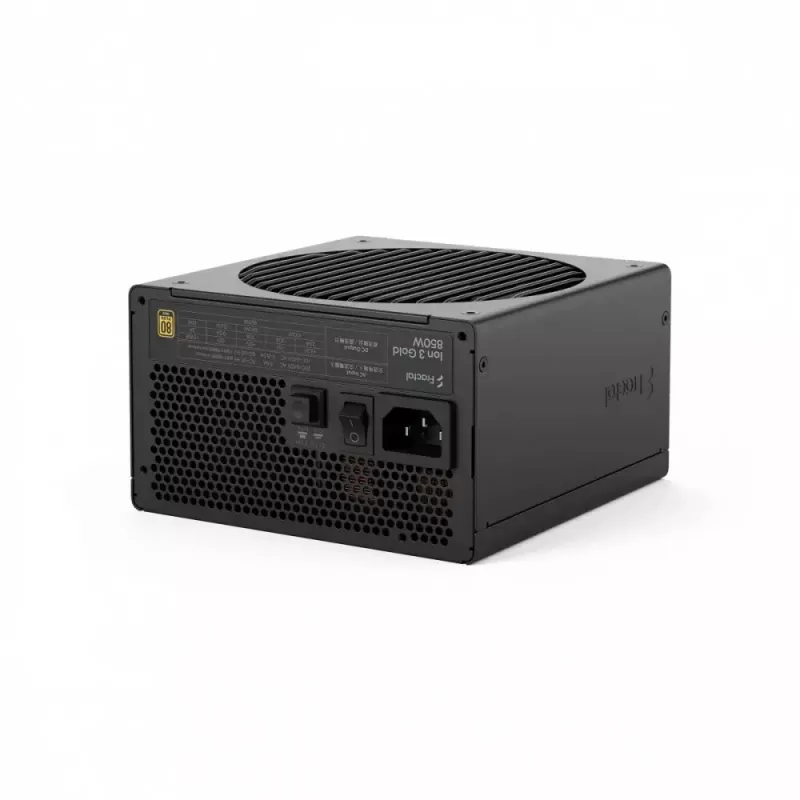 Fuente de alimentación fractal design FDE Ion 3 GOLD 850W 80+ Gold, negra