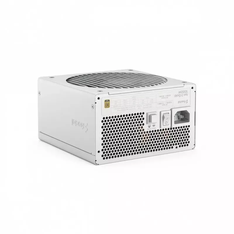 Fuente de alimentación fractal design FDE Ion 3 GOLD 1000W 80+ GOLD blanca — 1000 W, eficiencia 80+ Gold, ATX