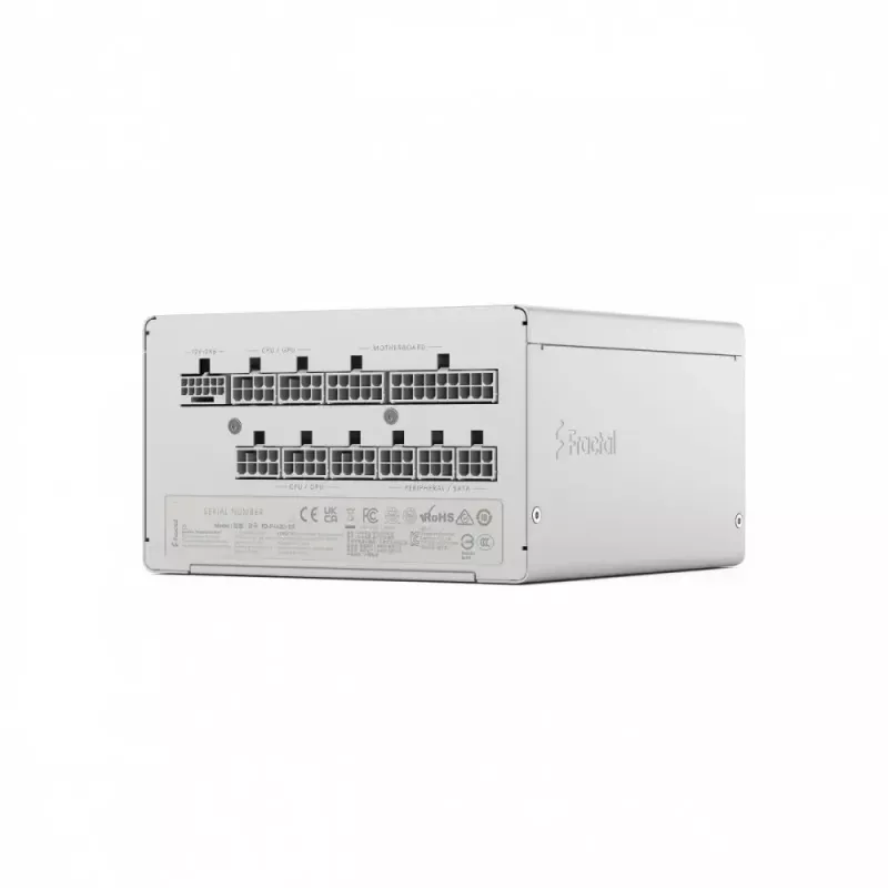 Fuente de alimentación fractal design FDE Ion 3 GOLD 1000W 80+ GOLD blanca — 1000 W, eficiencia 80+ Gold, ATX