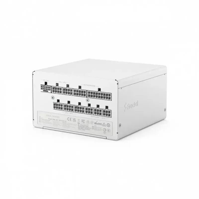 Fuente de alimentación fractal design FDE Ion 3 GOLD 1000W 80+ GOLD blanca — 1000 W, eficiencia 80+ Gold, ATX