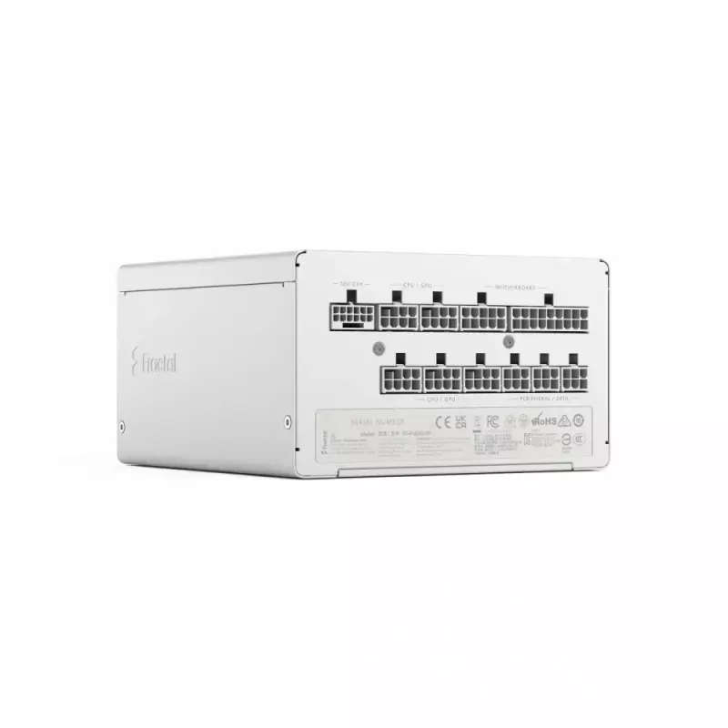 Fuente de alimentación fractal design FDE Ion 3 GOLD 1000W 80+ GOLD blanca — 1000 W, eficiencia 80+ Gold, ATX