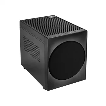 Caja de PC CHIEFTEC CI-03B-OP Cube negra — formato Cube, compatible con Micro ATX/Mini-ITX, 2x 3,5