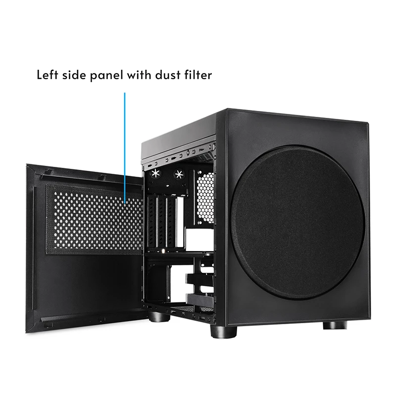 Chieftec CI-03B-OP The Cube caja mATX, negra