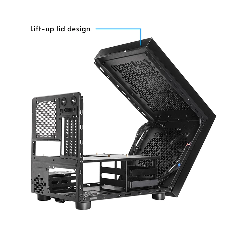 Chieftec CI-03B-OP The Cube caja mATX, negra