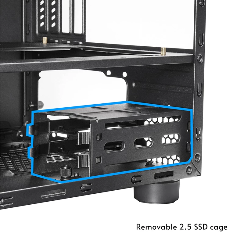 Chieftec CI-03B-OP The Cube caja mATX, negra