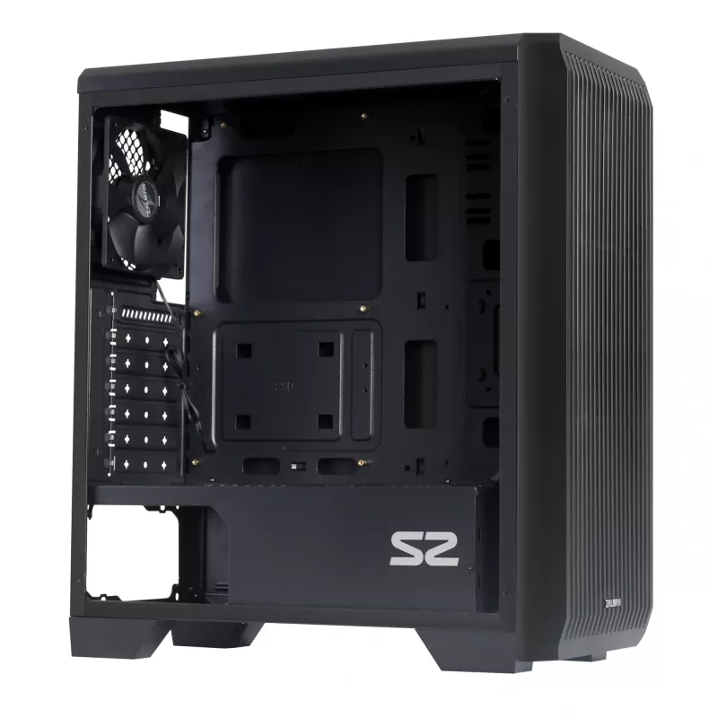 Caja semitorre Zalman S2 - negra con ventana