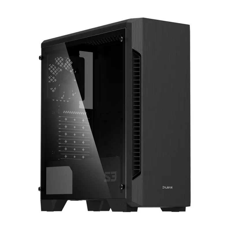 Zalman S3 TG Caja de ordenador Midi Tower Negra