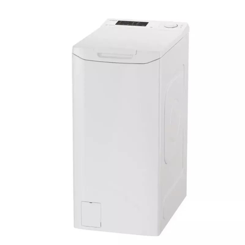 Lavadora de carga superior CANDY TCA283D2-S, 8 kg, 1200 rpm, 410×600×860 mm, blanca
