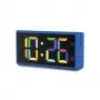 Despertador digital Hama Ibiza Azul LCD Pila USB 150x34x73mm