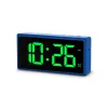 Despertador digital Hama Ibiza Azul LCD Pila USB 150x34x73mm