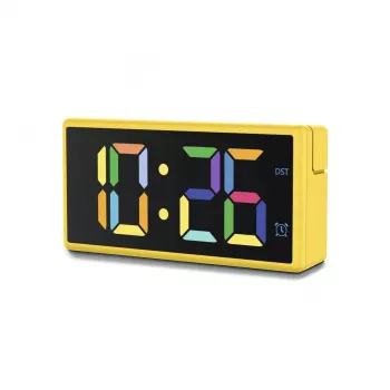 Despertador digital Hama Ibiza Amarillo LCD Pila USB