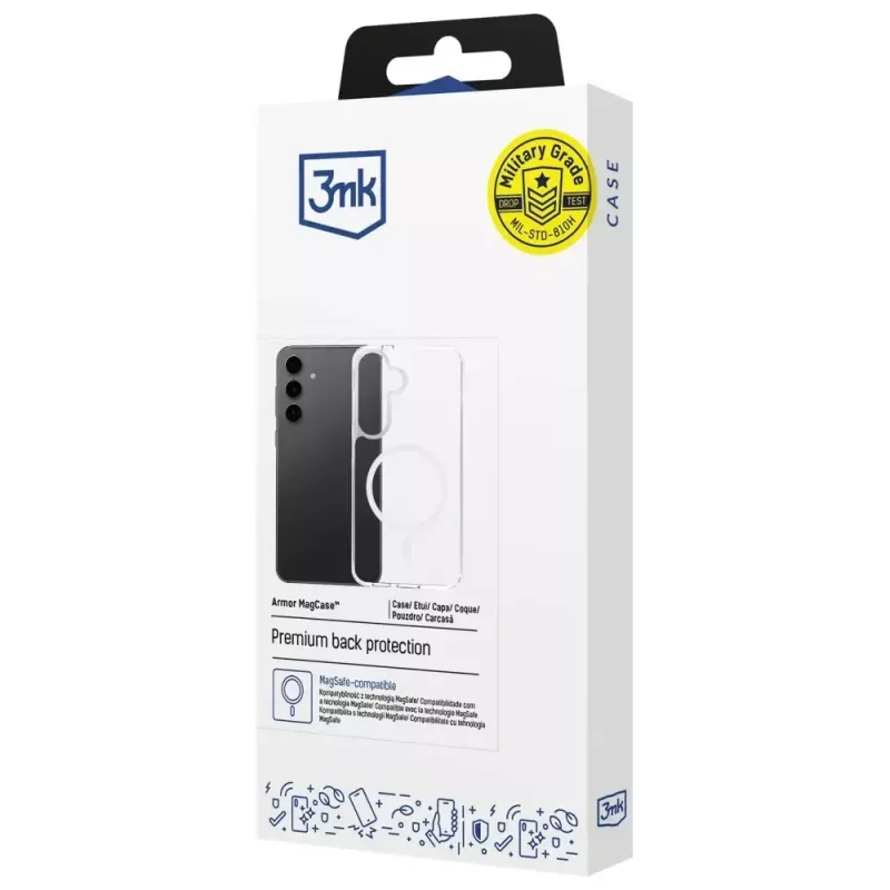 Funda protectora 3MK Armor MagCase para Samsung Galaxy S24 FE – diseño robusto de ajuste delgado