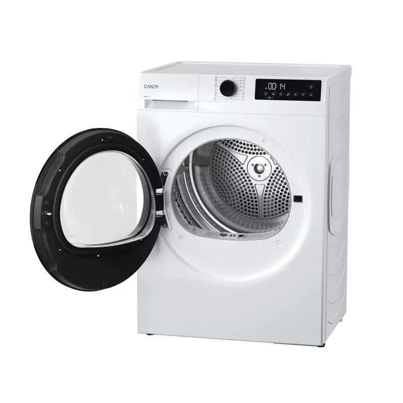 Secadora CANDY GD 9N2B-S — independiente de carga frontal, bomba de calor, 9 kg, blanca