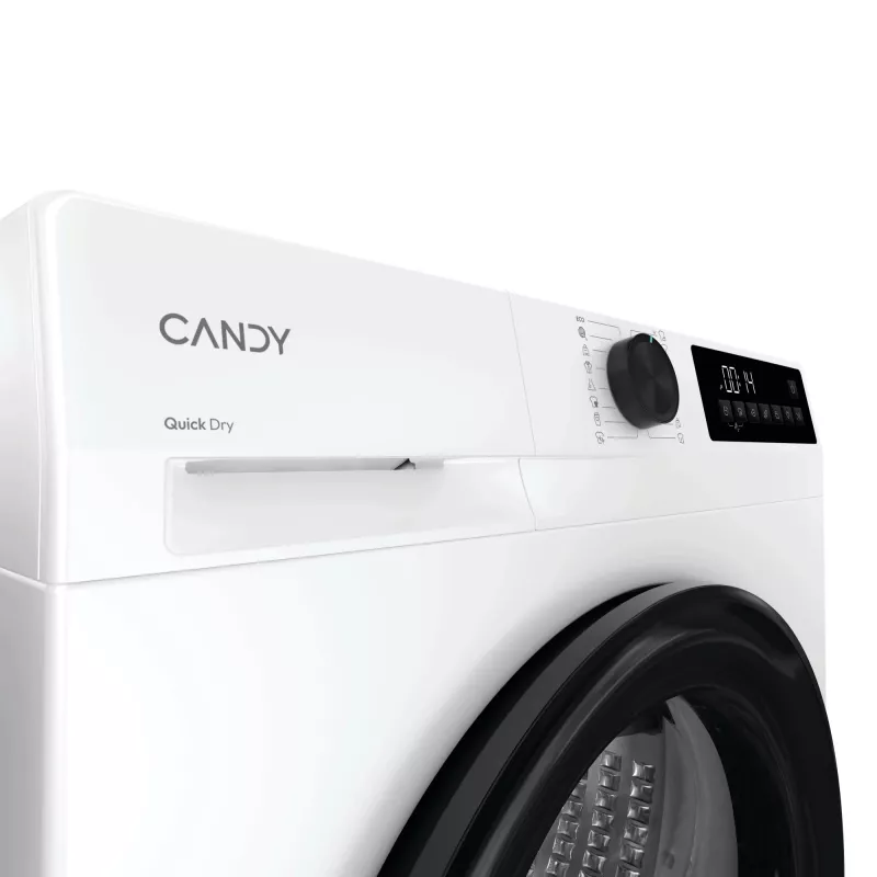 Secadora CANDY GD 9N2B-S — independiente de carga frontal, bomba de calor, 9 kg, blanca