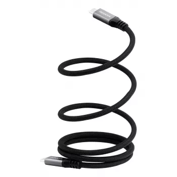 Cable de datos USB C a USB C ADATA CACCU3-100W-100AN-BK — USB 3.2 Gen 2 (10 Gbit/s), 1 m, Negro