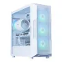 Zalman i3 NEO ARGB V2 caja Mid Tower, 4 ventiladores ARGB de 120 mm, blanca
