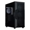 Caja de PC ZALMAN Mid-Tower I3 NEO V2, negra, 4 ventiladores RGB, compatible con ATX/microATX