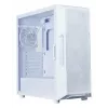 Zalman i3 NEO V2 caja Mid Tower, 4 ventiladores RGB de 120 mm, blanca