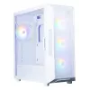 Zalman i3 NEO V2 caja Mid Tower, 4 ventiladores RGB de 120 mm, blanca