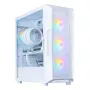 Zalman i3 NEO V2 caja Mid Tower, 4 ventiladores RGB de 120 mm, blanca