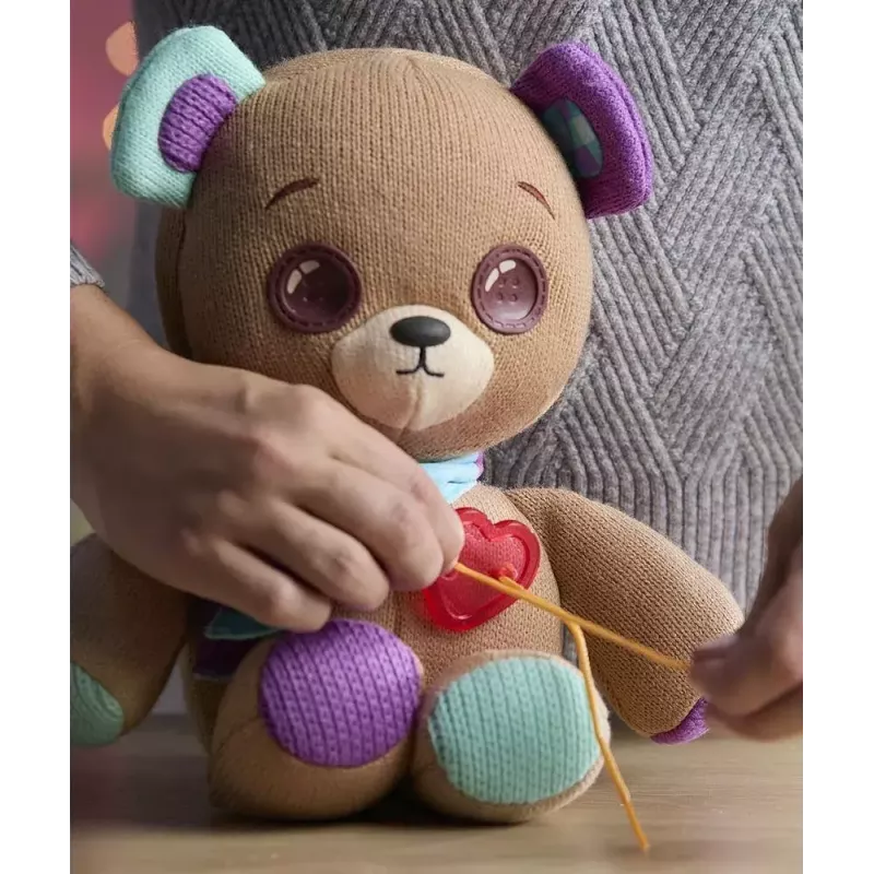 Mascota interactiva de peluche Cobi Thready Bear – juguete activado por movimiento con sonido y sensores