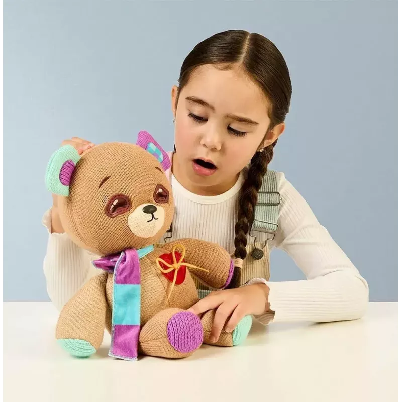 Mascota interactiva de peluche Cobi Thready Bear – juguete activado por movimiento con sonido y sensores