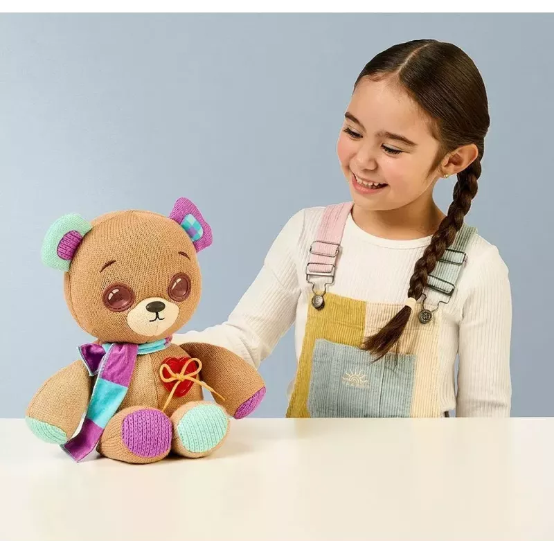 Mascota interactiva de peluche Cobi Thready Bear – juguete activado por movimiento con sonido y sensores
