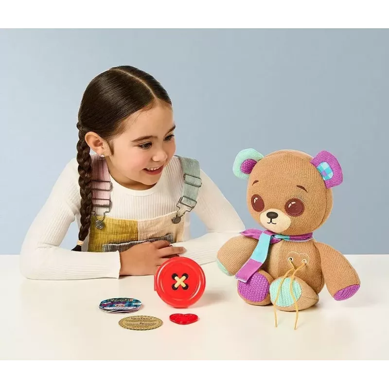 Mascota interactiva de peluche Cobi Thready Bear – juguete activado por movimiento con sonido y sensores