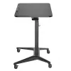 Mesa de portátil móvil MACLEAN MC-453B con regulación de altura neumática, altura máx. 109 cm, capacidad de carga 8 kg