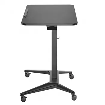 Mesa de portátil móvil MACLEAN MC-453B con regulación de altura neumática, altura máx. 109 cm, capacidad de carga 8 kg