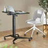 Mesa de portátil móvil MACLEAN MC-453B con regulación de altura neumática, altura máx. 109 cm, capacidad de carga 8 kg