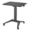 Mesa de portátil móvil MACLEAN MC-453B con regulación de altura neumática, altura máx. 109 cm, capacidad de carga 8 kg