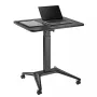 Mesa de portátil móvil MACLEAN MC-453B con regulación de altura neumática, altura máx. 109 cm, capacidad de carga 8 kg