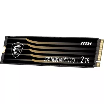 MSI Spatium M480 PRO PCIE 4.0 NVME M.2 2TB unidad de estado sólido interna PCI Express 4.0 3D NAND