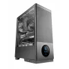 Caja de ordenador Tacens 2SAGITTA20 Midi Tower, negra, 3 ventiladores de 120 mm