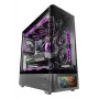 Caja de PC TACENS Mars Gaming MCLCDPRO semitorre – negra, pantalla IPS de 7,2 pulgadas, fuente de alimentación inferior, compatibilidad ATX/Micro‑ATX/Mini‑ITX