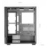Caja de PC TACENS Mars Gaming MCLCDPRO semitorre – negra, pantalla IPS de 7,2 pulgadas, fuente de alimentación inferior, compatibilidad ATX/Micro‑ATX/Mini‑ITX