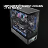 Caja de PC TACENS Mars Gaming MCLCDPRO semitorre – negra, pantalla IPS de 7,2 pulgadas, fuente de alimentación inferior, compatibilidad ATX/Micro‑ATX/Mini‑ITX