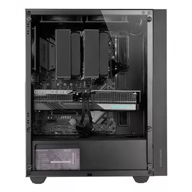 Tacens Mars MC-PMAX caja ATX, negra, 4 ventiladores FDB de 120 mm