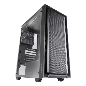 Caja de PC TACENS Mars Gaming MC-PMAX semitorre — ATX/Micro-ATX/Mini-ITX, 3x120 mm delanteros, 1x120 mm trasero, 2 bahías de 3,5 pulgadas y 2 de 2,5 pulgadas, negra