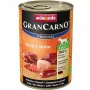 Comida húmeda para perros animonda GranCarno Original ternera y pollo lata 400 g, sin cereales, adulto