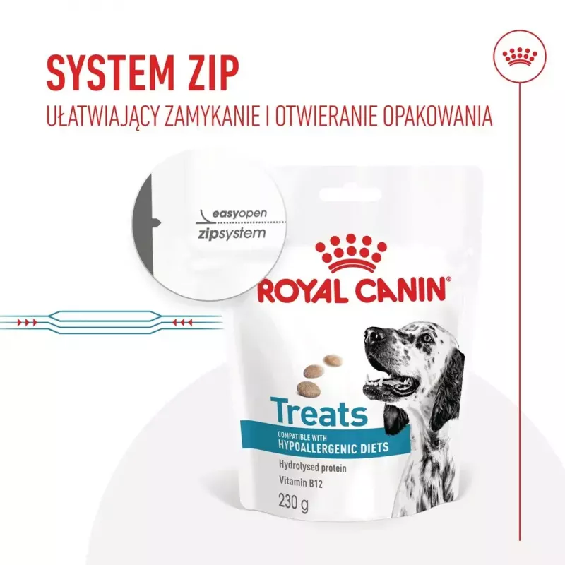 Snacks hipoalergénicos para perros Royal Canin 230 g — snacks de entrenamiento de ave, sin gluten ni azúcar, para perros adultos