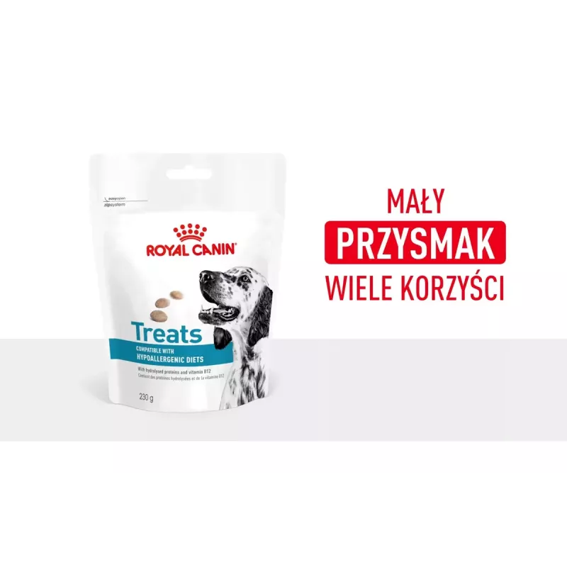 Snacks hipoalergénicos para perros Royal Canin 230 g — snacks de entrenamiento de ave, sin gluten ni azúcar, para perros adultos