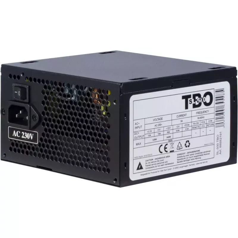 Fuente de alimentación Inter-Tech SL-500 TBO 500 W