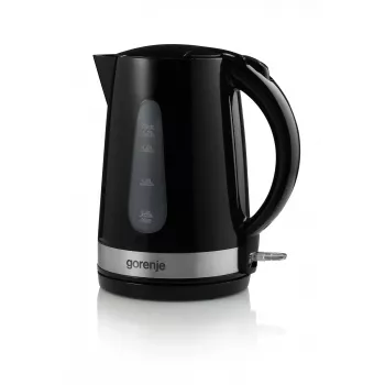 Hervidor de agua Gorenje K17BK — 1,7 L, 2200 W, Negro