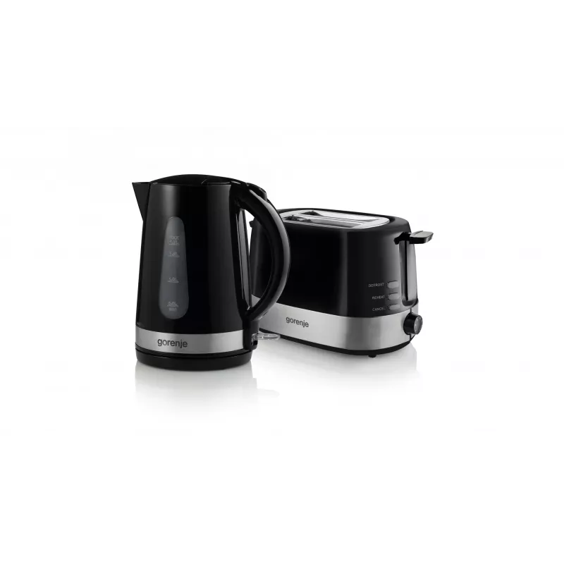 Hervidor de agua Gorenje K17BK — 1,7 L, 2200 W, Negro