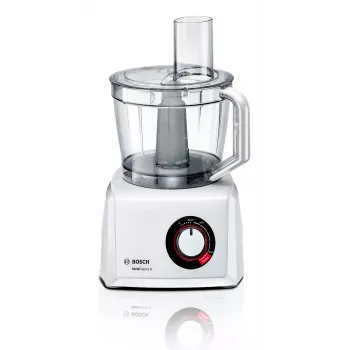 Robot de cocina Bosch MC812W501 — 1000 W, bol de 3,9 L, blanco, cuchillas de acero inoxidable