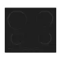 Placa vitrocerámica integrable CANDY CH64CCB/4U2 — 4 zonas, control táctil, 59×52 cm, negra