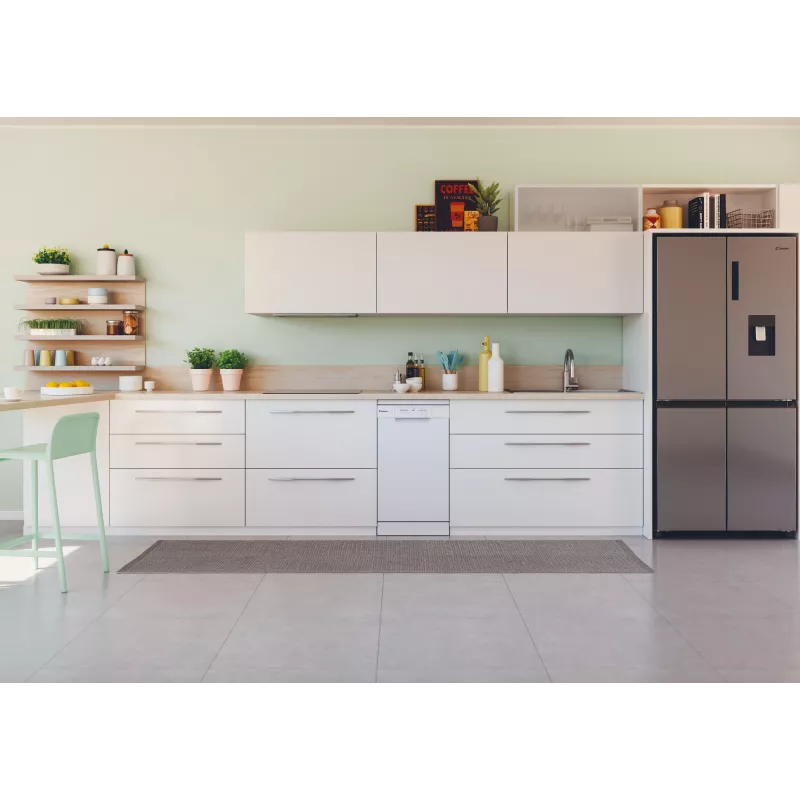 Lavavajillas estrecho independiente CANDY Brava CDPH 2L1049W — 10 cubiertos, 45 cm, 49 dB, clase energética E