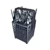 Lavavajillas independiente CANDY CF 5C6F0B — 15 cubiertos, 46 dB, tamaño completo (60 cm), negro